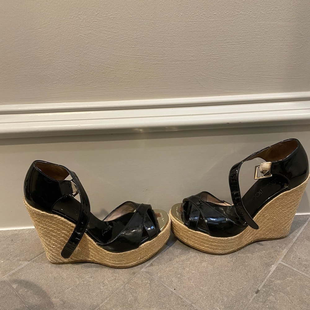 Black Jimmy Choo Wedges
